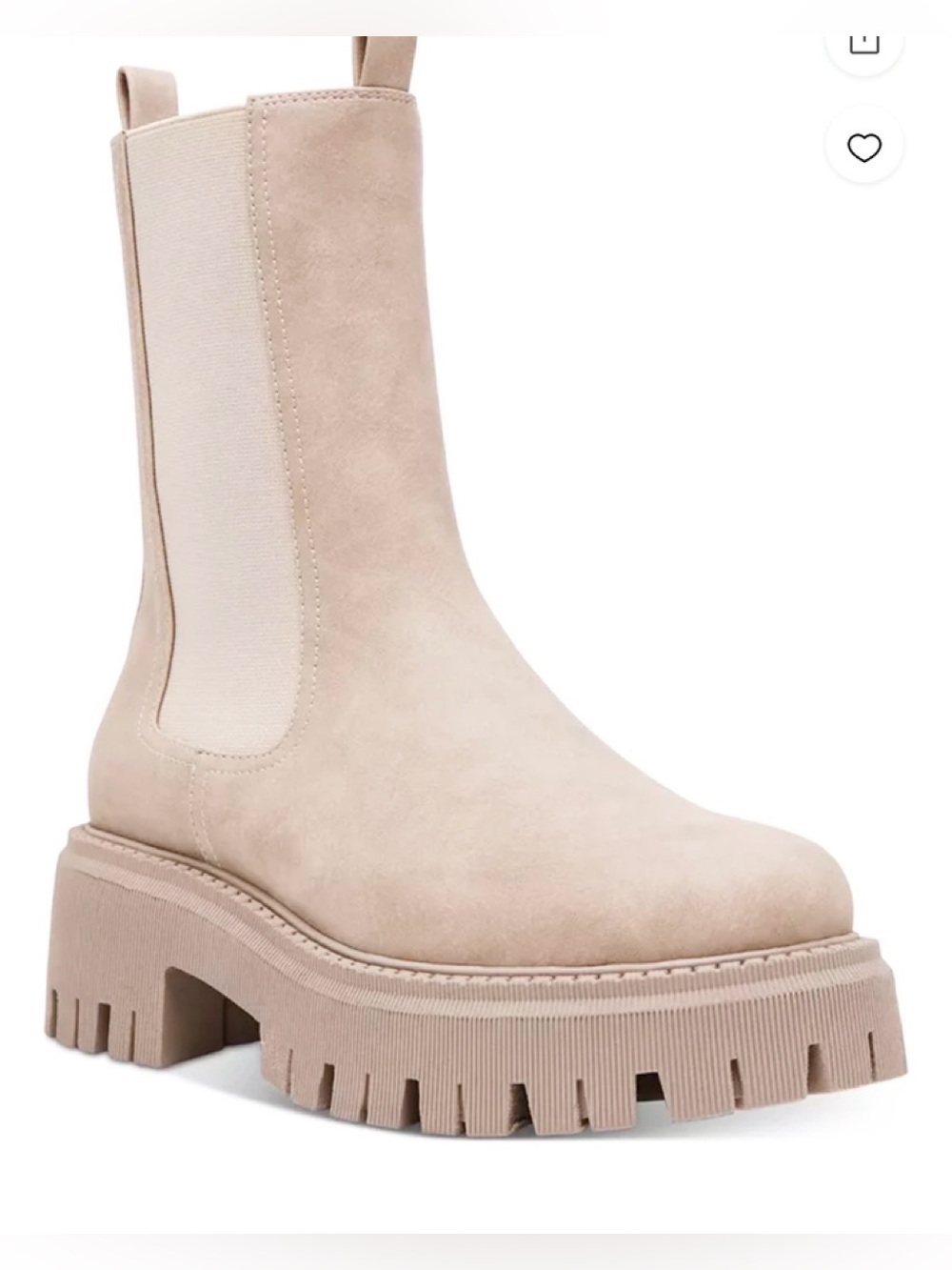 Dolce Vita Chunky Chelsea Platform Boot - Light Taupe